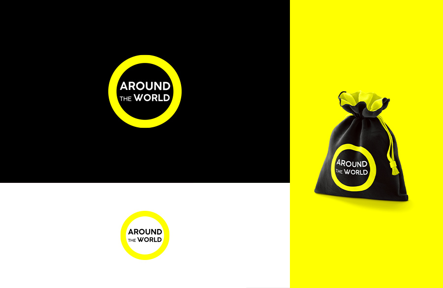 Around The World-ის ლოგო და ბრენდინგი დამზადებულია Smart Web-ს მიერ