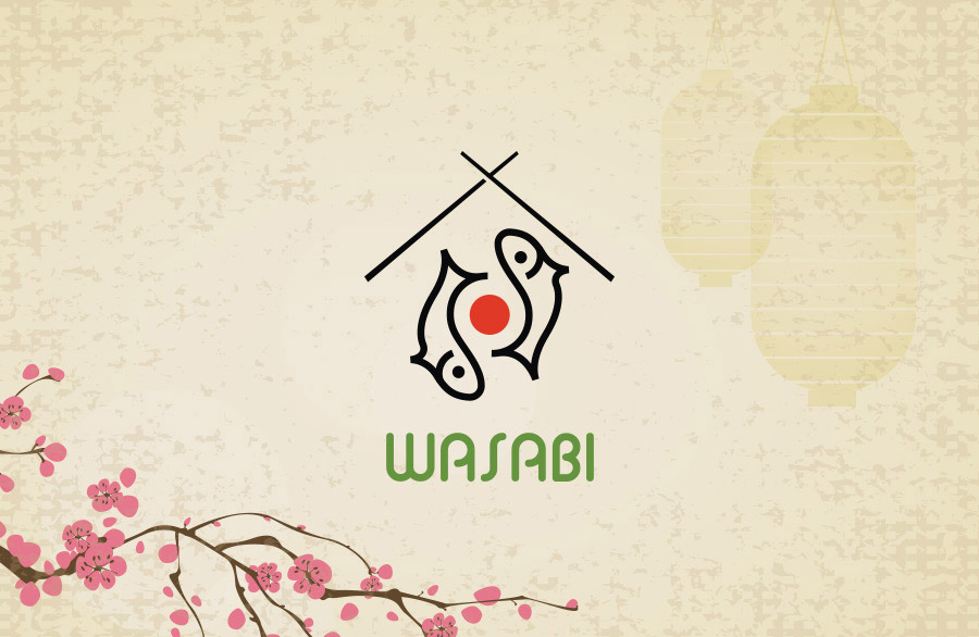რესტორანი Wasabi-ს ლოგო დამზადებულია Smart Web-ს მიერ