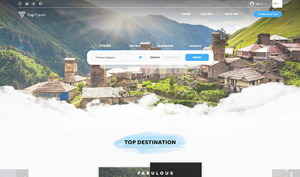 Toptravel დამზადებულია Smart Web-ის მიერ